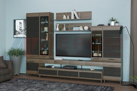 Гостиная-Стенка Камелия №3 (В-2172 х Ш-3240 х Г-452 мм)