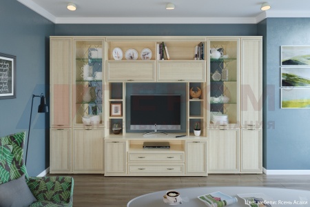 Гостиная-Стенка Карина-04 (В-2224 х Ш-3420 х Г-448 мм) Гостиная-Стенка Карина-04 (В-2224 х Ш-3420 х Г-448 мм)