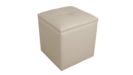 Пуф «Ричи» Тип 1 (Кожзам Серо-бежевый)